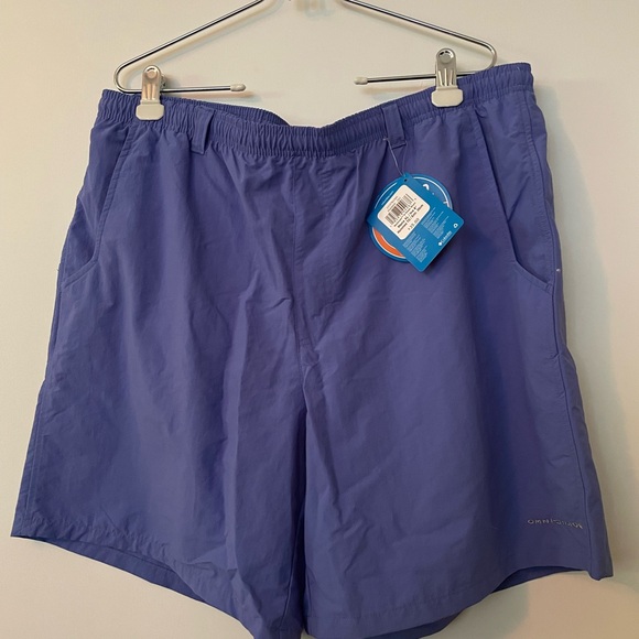 Men’s Columbia PFG Backcast III water shorts in blue. NWT. SZ XL. - Picture 1 of 5